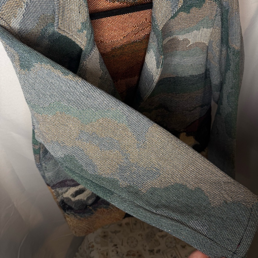 Vintage Painted Pony Tapestry Blazer - Picture 10 of 12